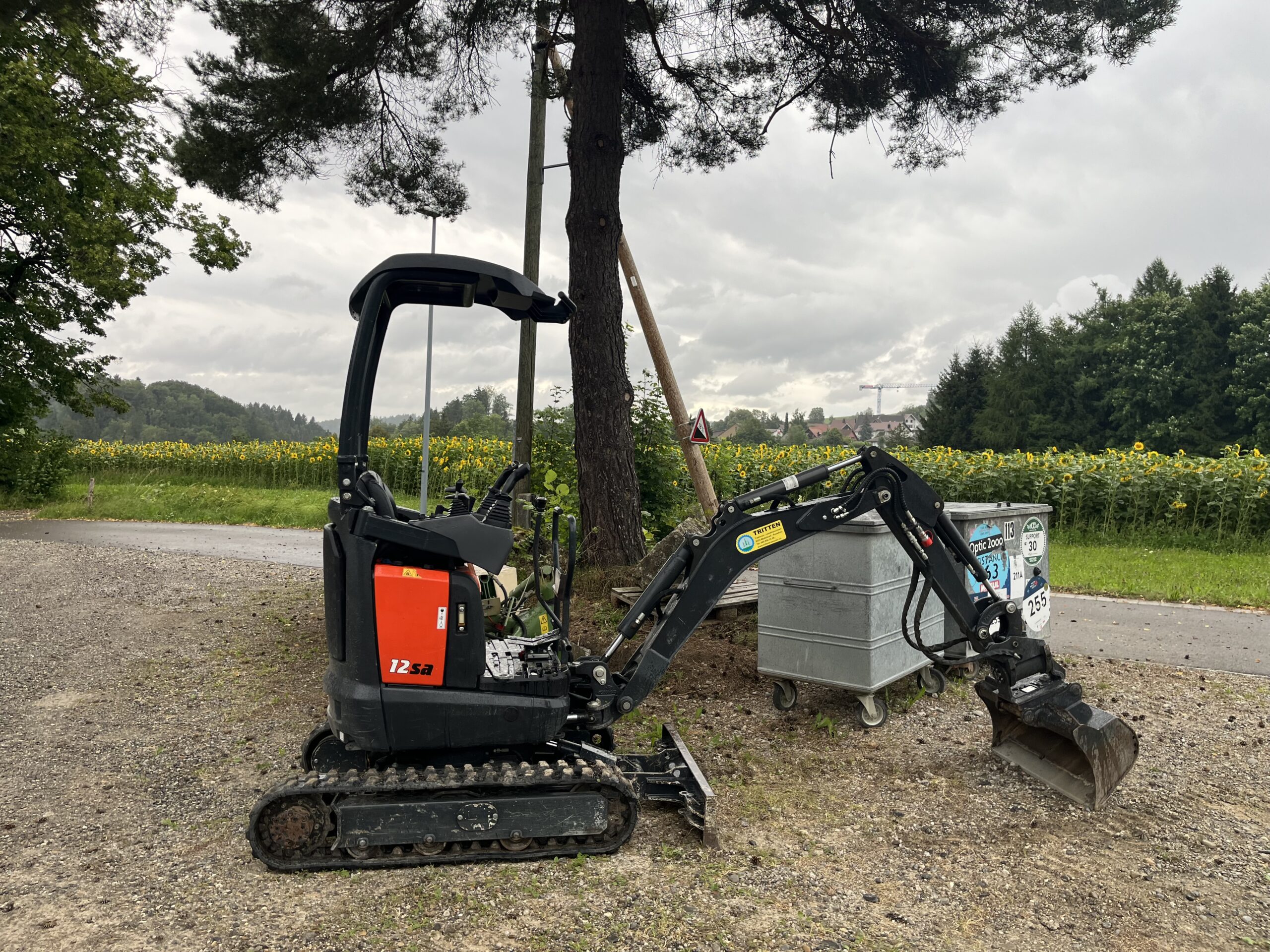 Eurocomach 12.5ZT im Einsatz im Zürcher Oberland